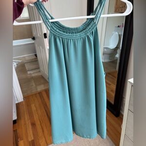 Naked Zebra Aqua Sleeveless Top